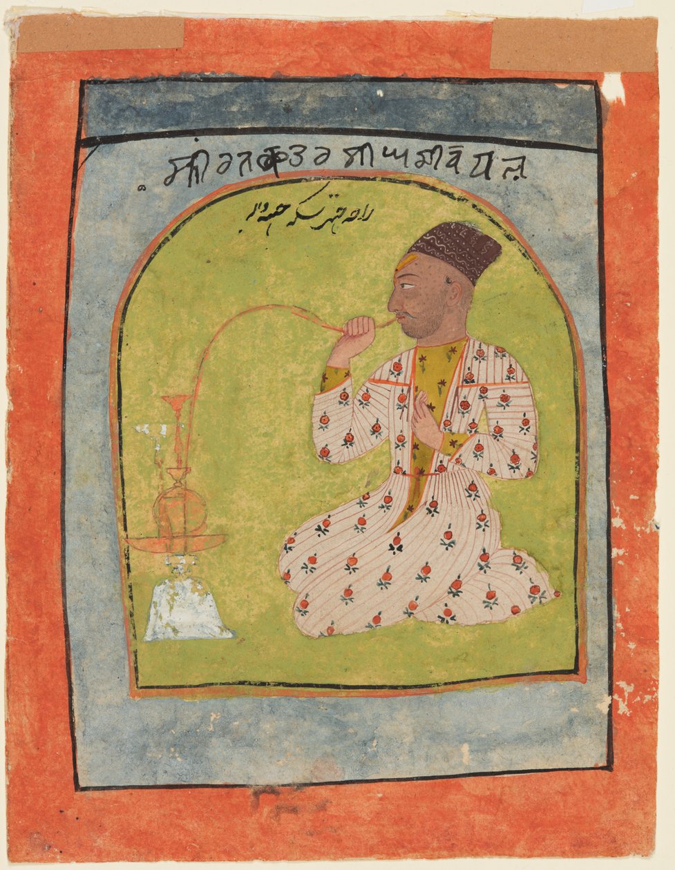 Raja Chattar Singh fumant finlandès tekijältä Unknown artist