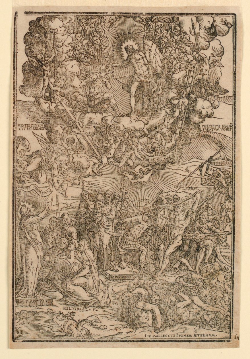 Uskonnollinen allegoria tekijältä Unknown artist