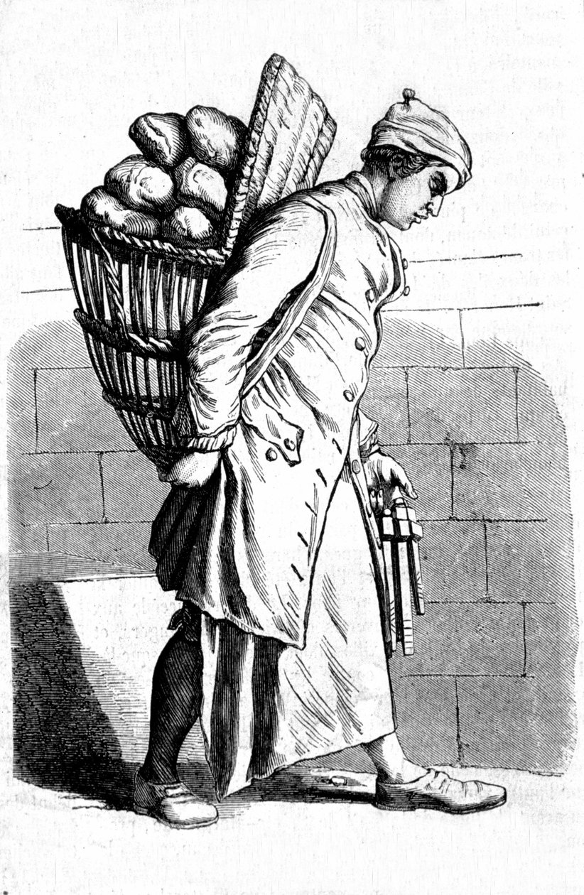 Leipurin esitys. 1700-luvun kaiverrus. tekijältä Unknown artist