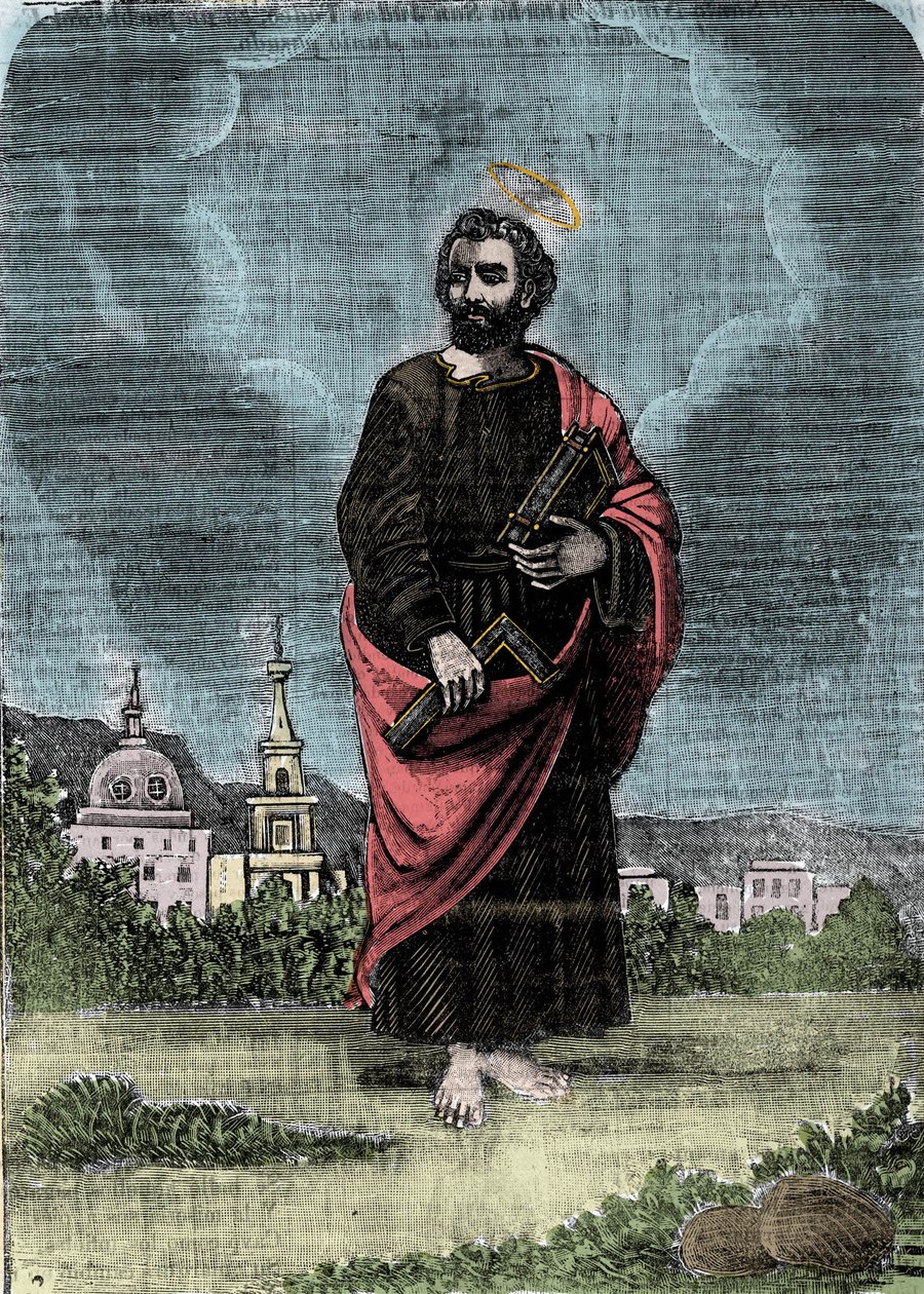 Edustus apostoli Saint Judesta tai Jude Thaddeesta. tekijältä Unknown artist