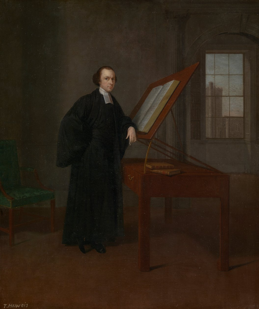 Pastori Thomas Haweis (1734-1820), n.d. (öljy kankaalle). tekijältä Unknown artist