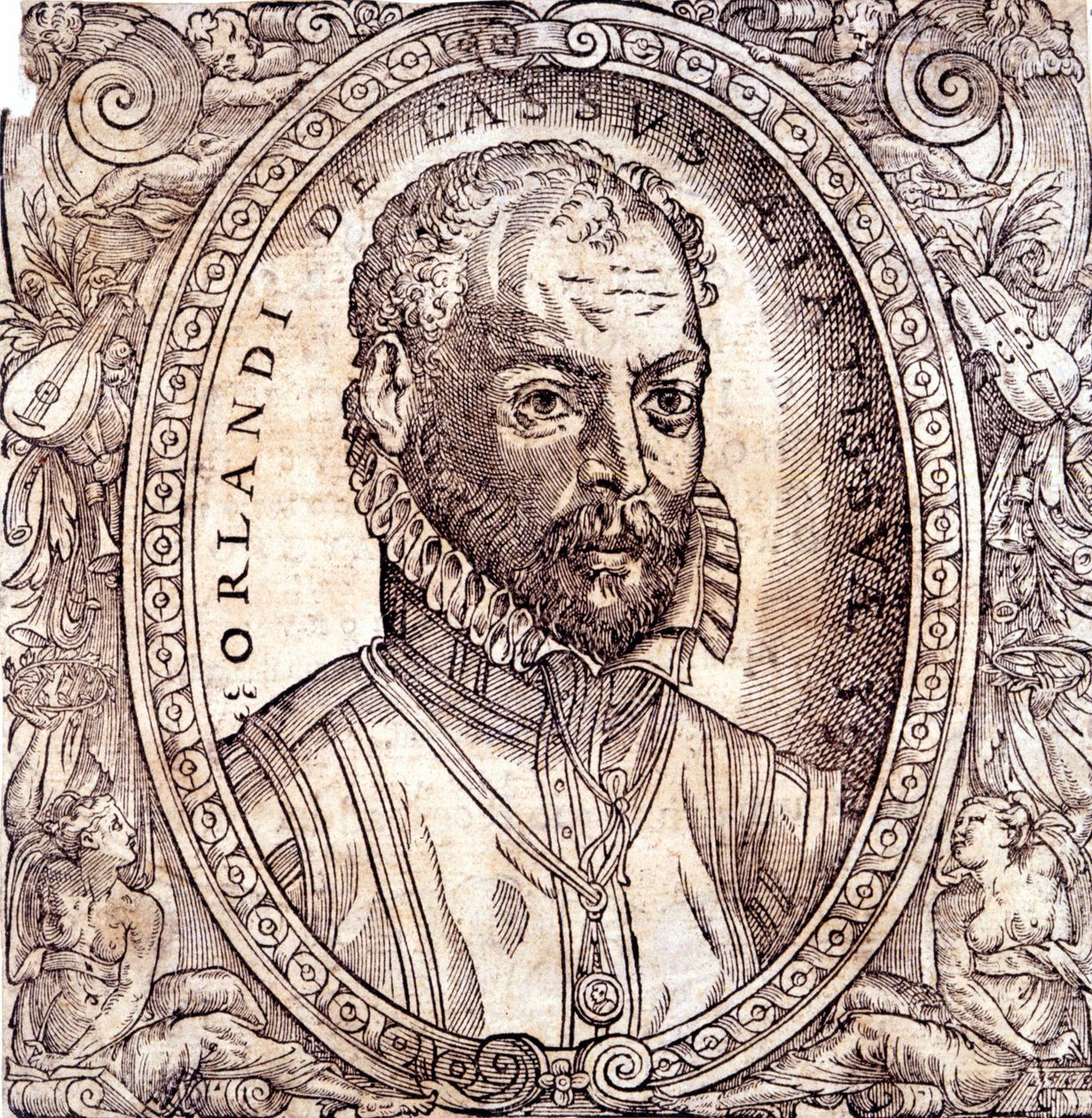 Roland de Lassus. (Orlando di Lasso) 1532-1594 ranskalais-flaamilainen säveltäjä tekijältä Unknown artist