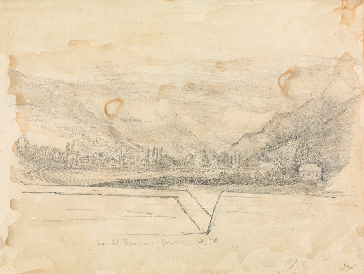 Paisagem rural com montanhas ao longefinlandês tekijältä Unknown artist