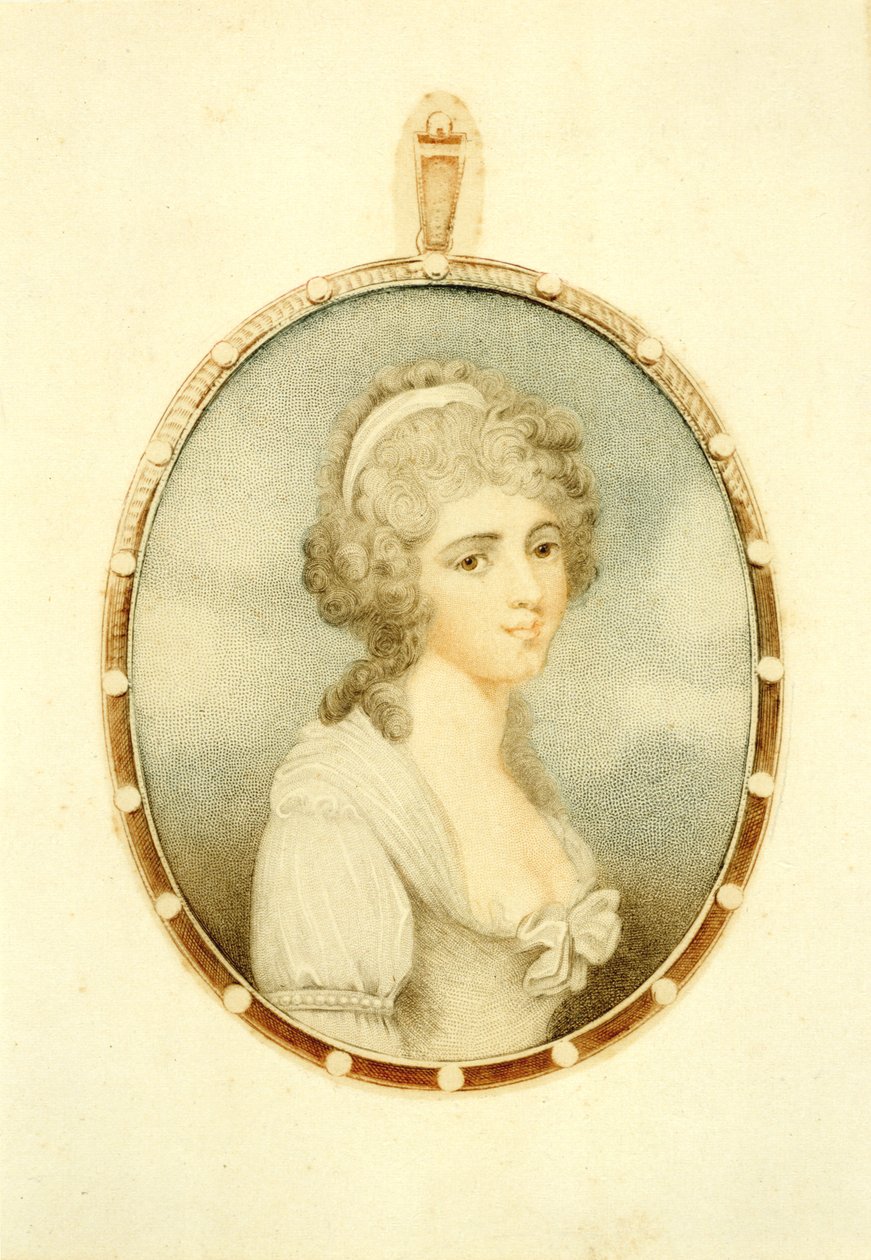 STORACE, Ann (Nancy) (1765-1817) Englantilainen sopraano tekijältä Unknown artist