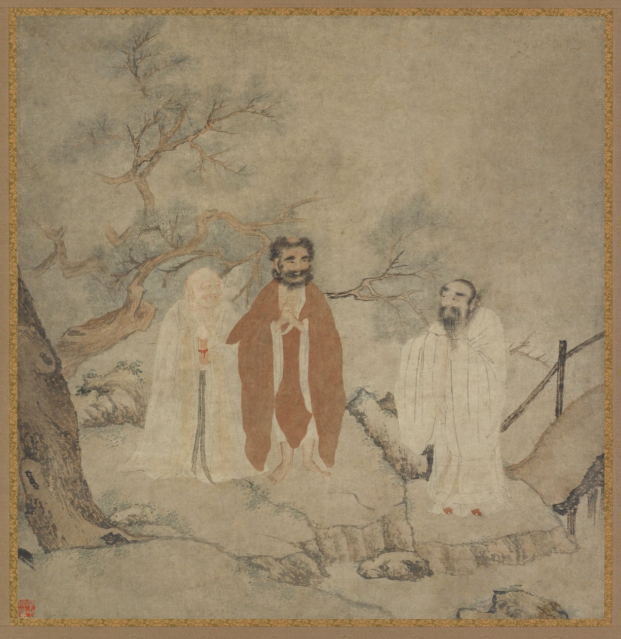 Sakyamuni, Lao Tzu ja Kungfutse tekijältä Unknown artist