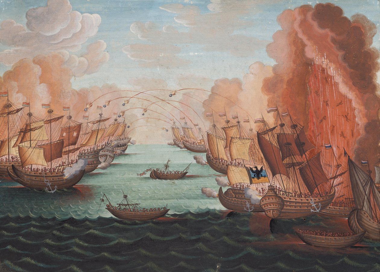 Meritaistelu tekijältä Unknown artist