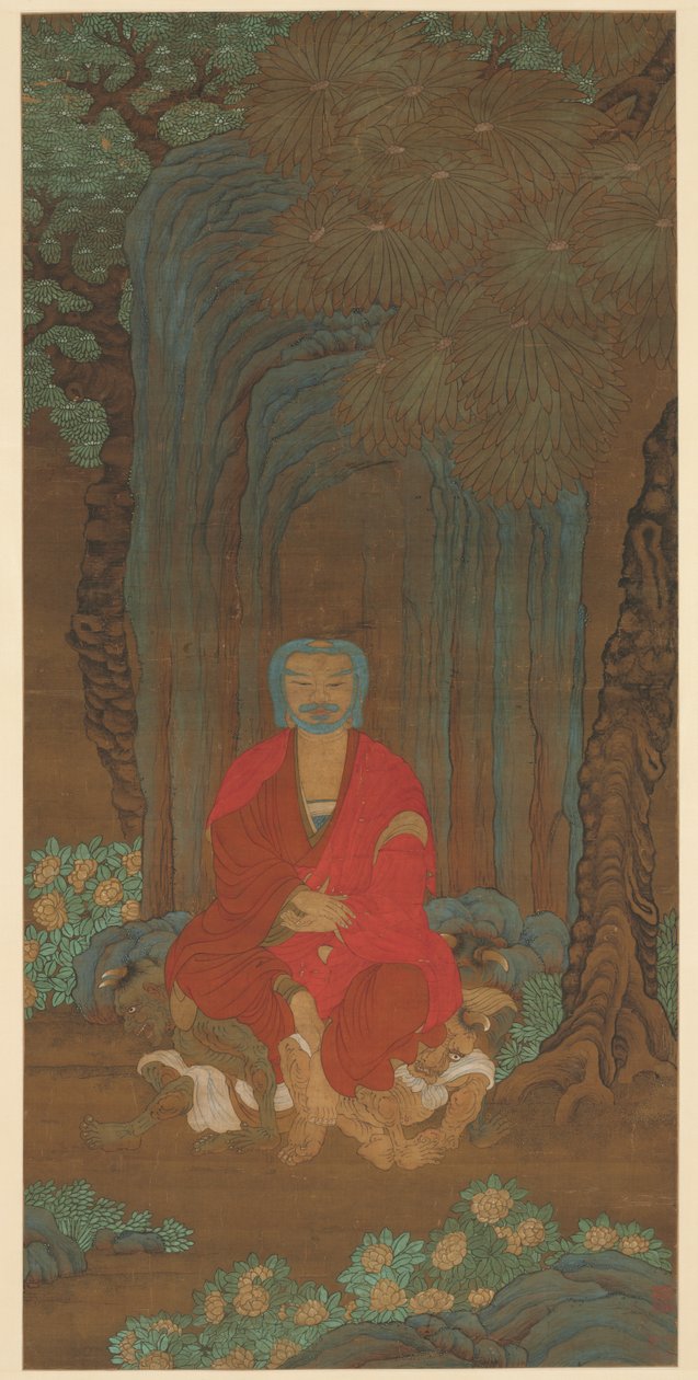 Shakyamuni Bodhi-puun alla tekijältä Unknown artist