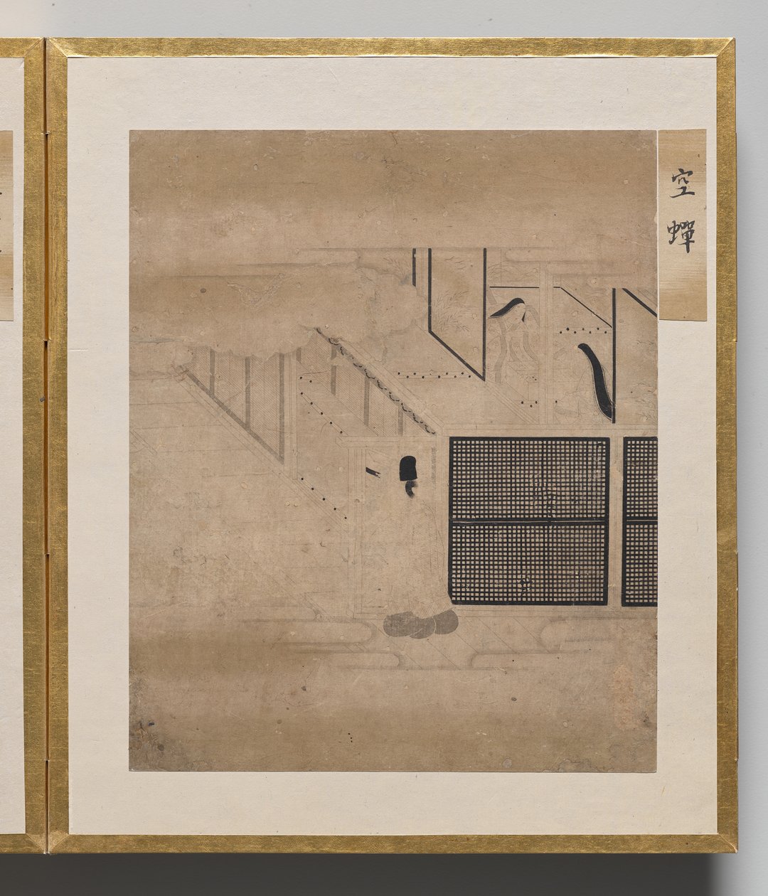 Shell of the Locust Album of Illustrations for the Tale of Genji tekijältä Unknown artist