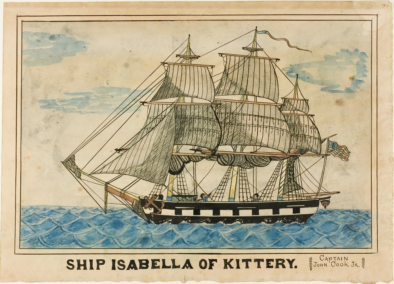 Laiva Isabella of Kittery tekijältä Unknown artist