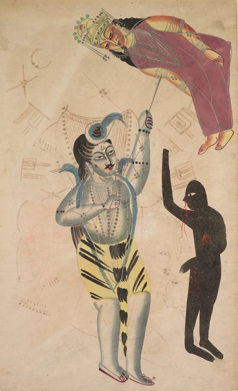 Shiva Nostaa Satinsa ruumiin tekijältä Unknown artist