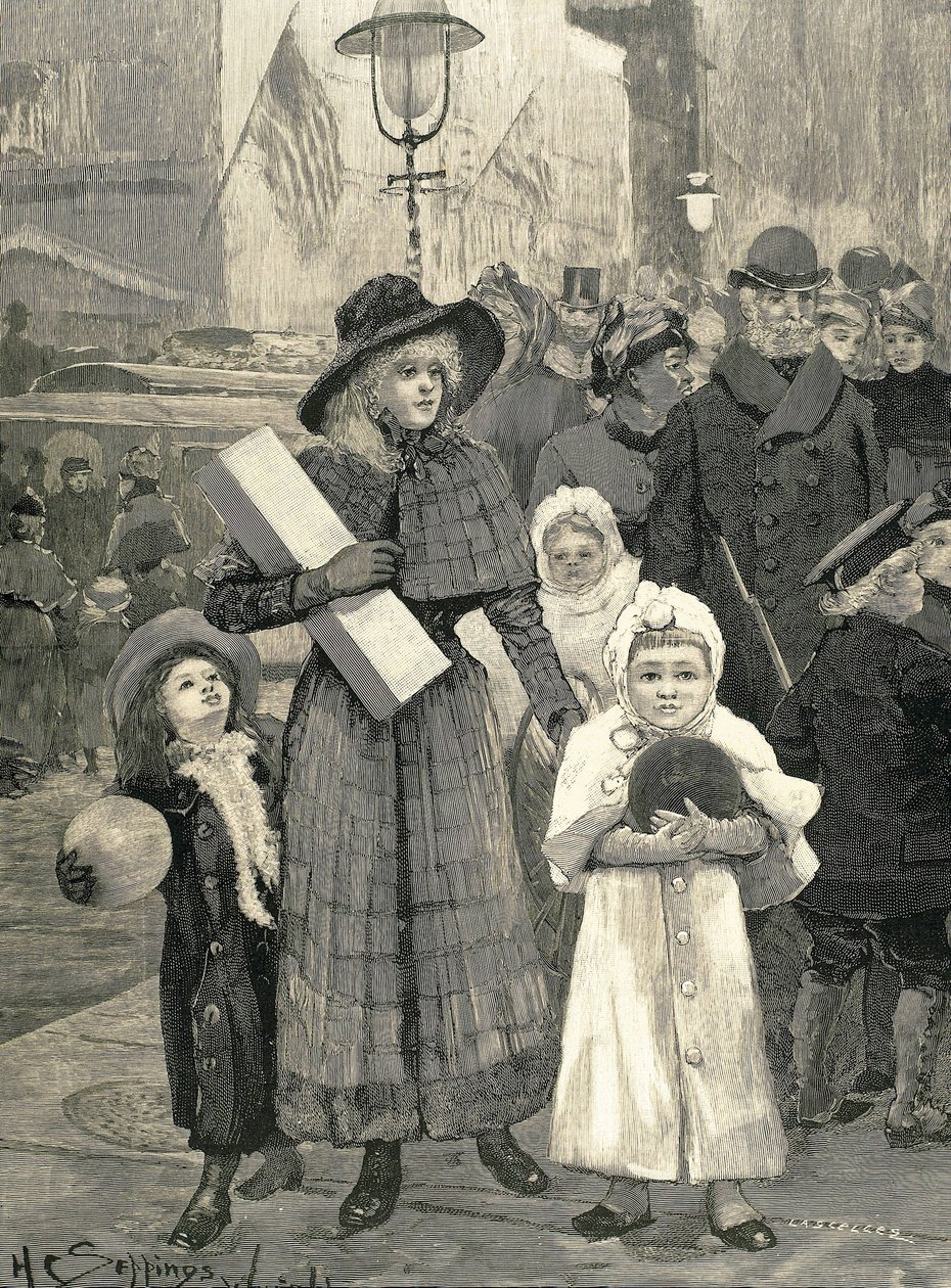 New Yorkin ostokset (1891). tekijältä Unknown artist