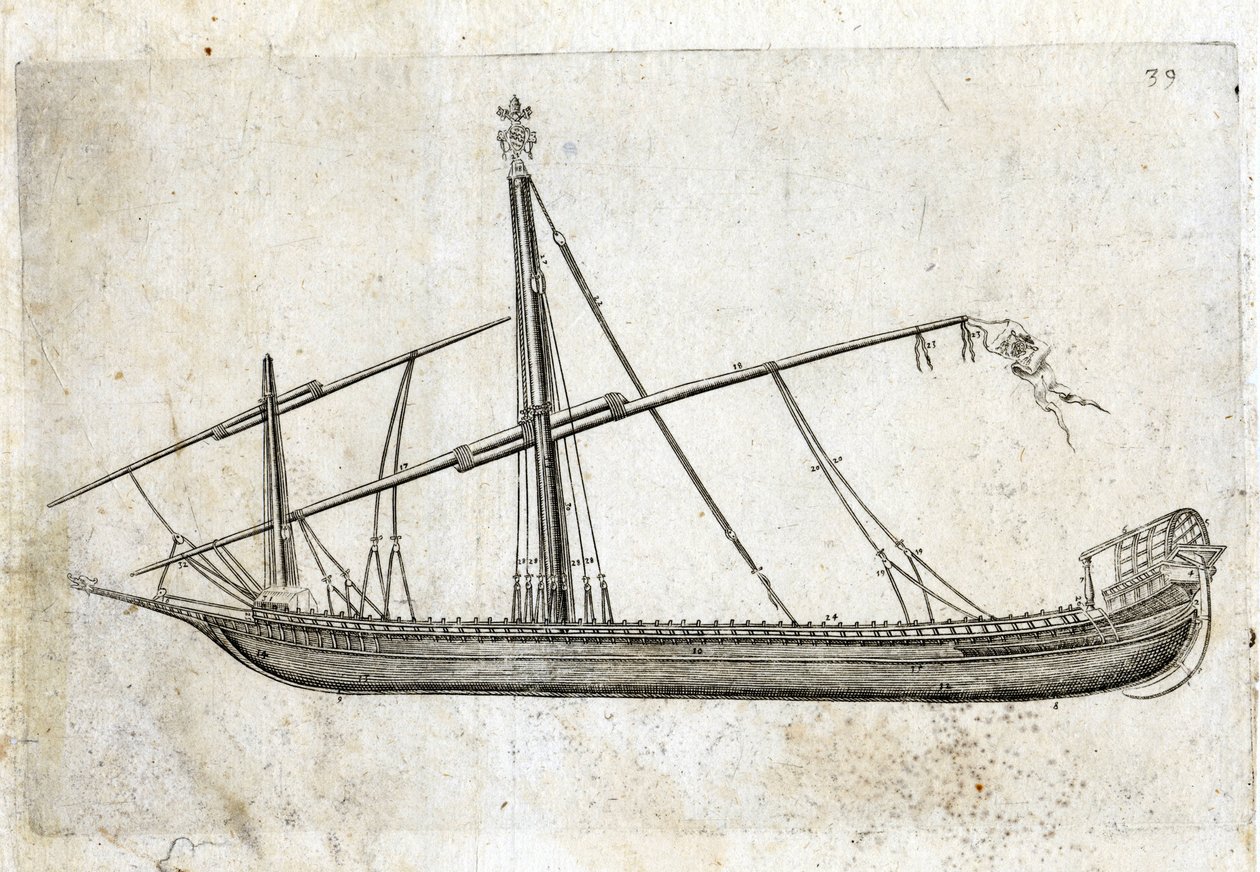 Sivukuva keittiöstä. 1700-luvun kaiverrus. tekijältä Unknown artist
