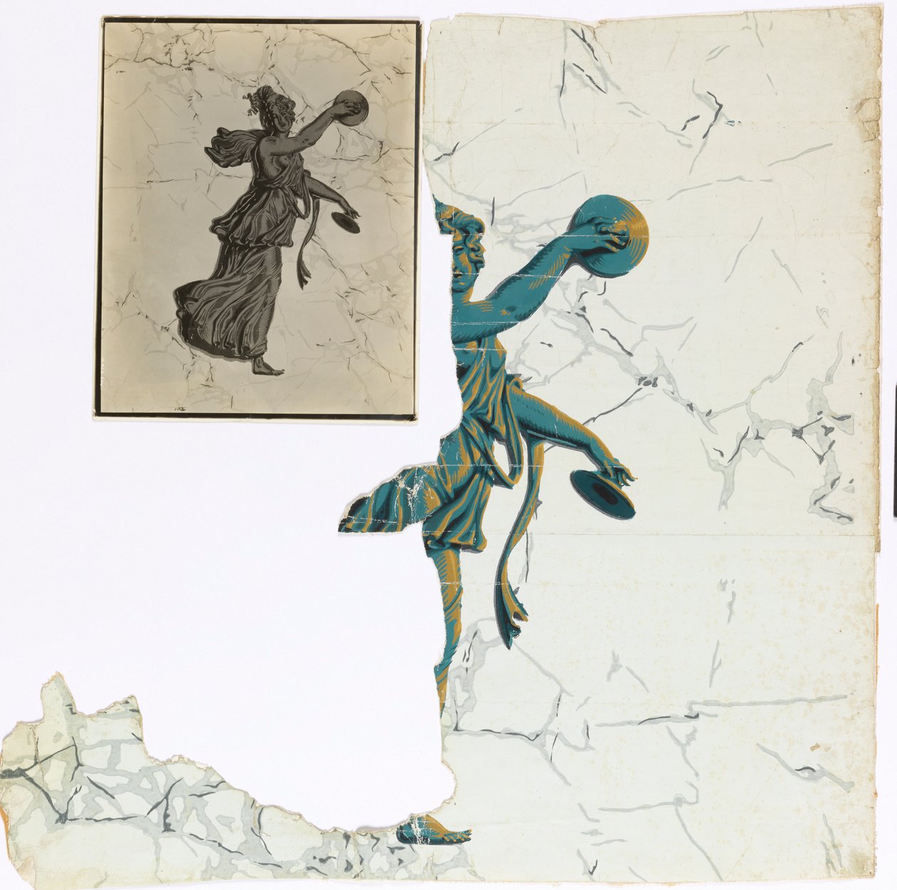Sivuseinä - fragmentti tekijältä Unknown artist