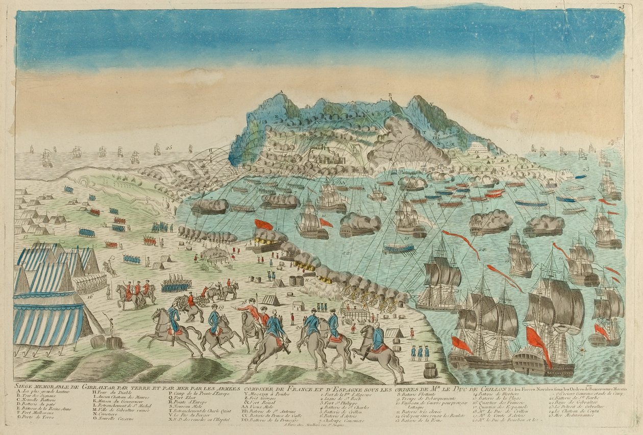 Gibraltarin voitot, 1782 tekijältä Unknown