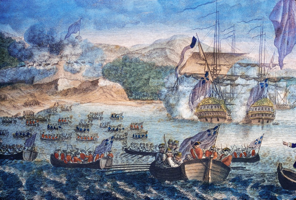 Louisbourgin piiritys tekijältä Unknown artist