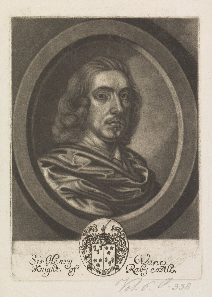 Sir Henry Vane, Rabyn linnan ritari tekijältä Unknown artist