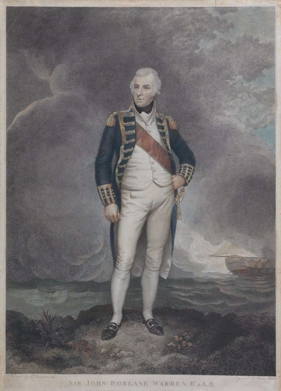 Sir John Borlase Warren (1753-1822) tekijältä Unknown artist