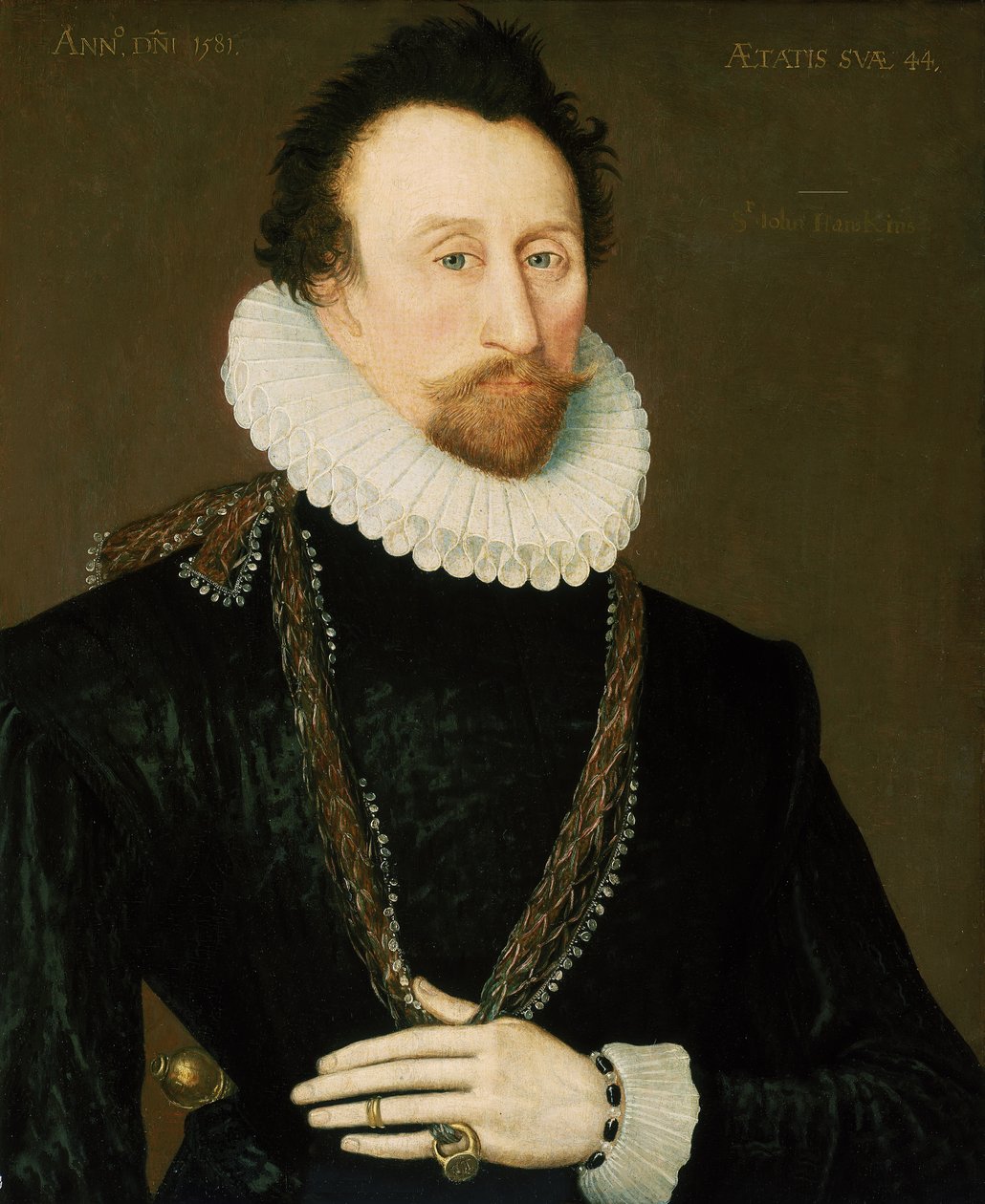 Sir John Hawkins (1532-1595) tekijältä Unknown artist