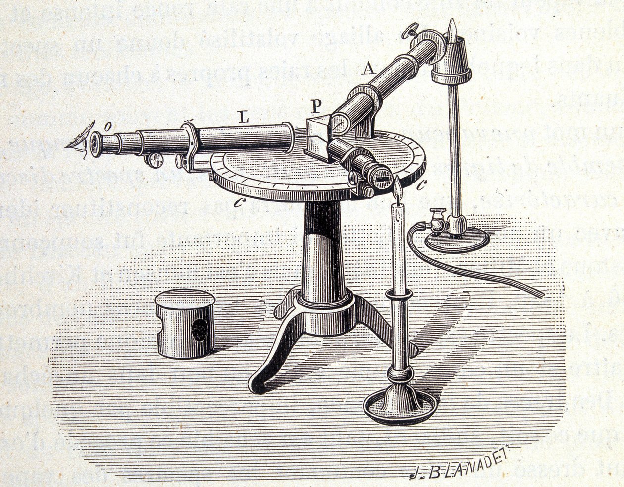 Spektroskooppi Bunsen ja Kirchoff - Emile Desbeaux