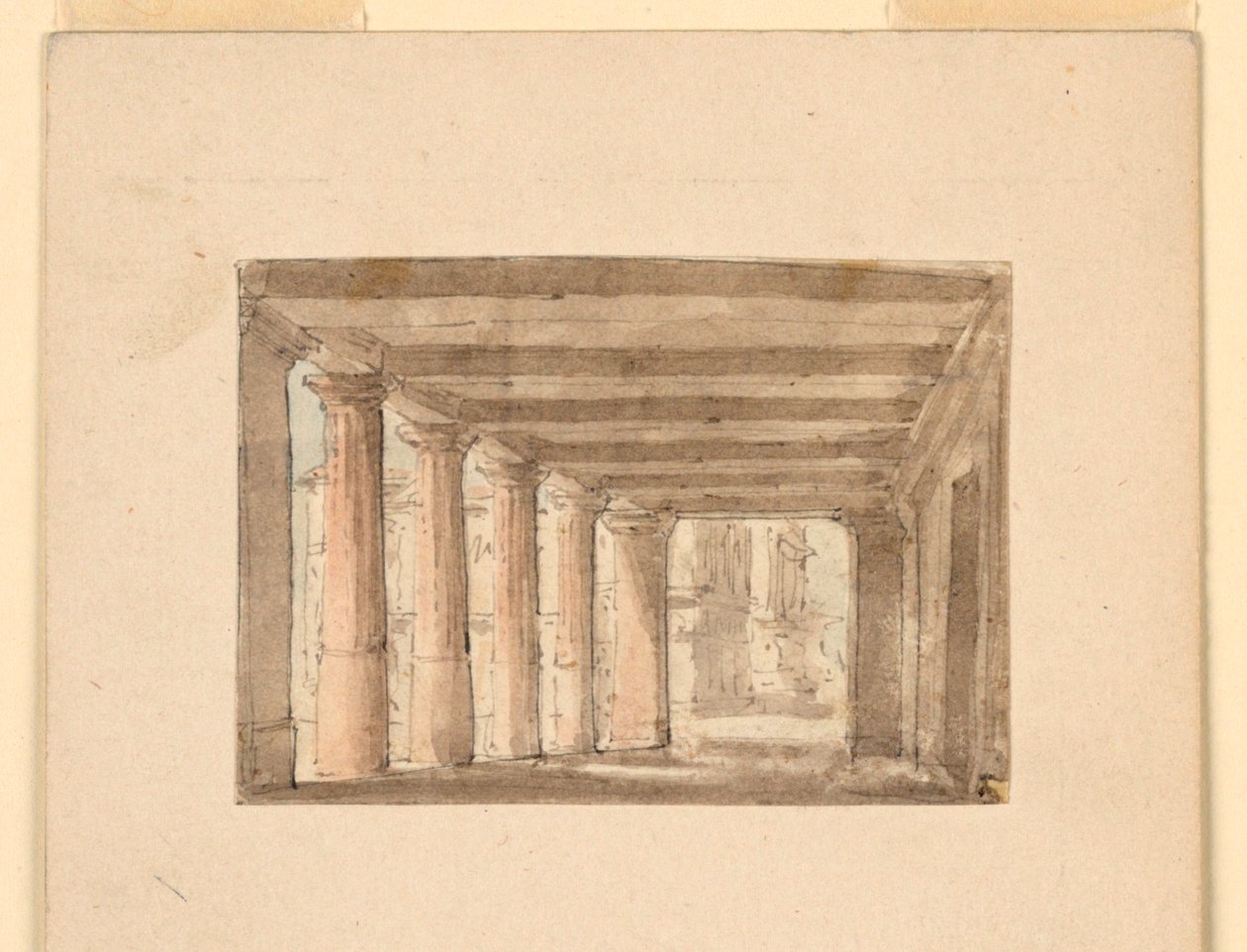 Lavasuunnittelu, Portico tekijältä Unknown artist