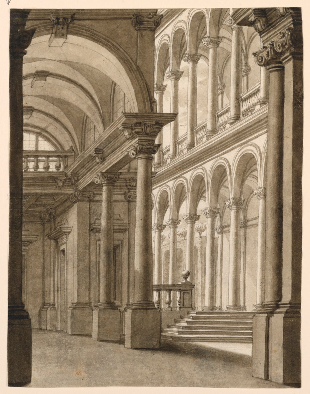 Lavastus, Renaissance Portico tekijältä Unknown artist