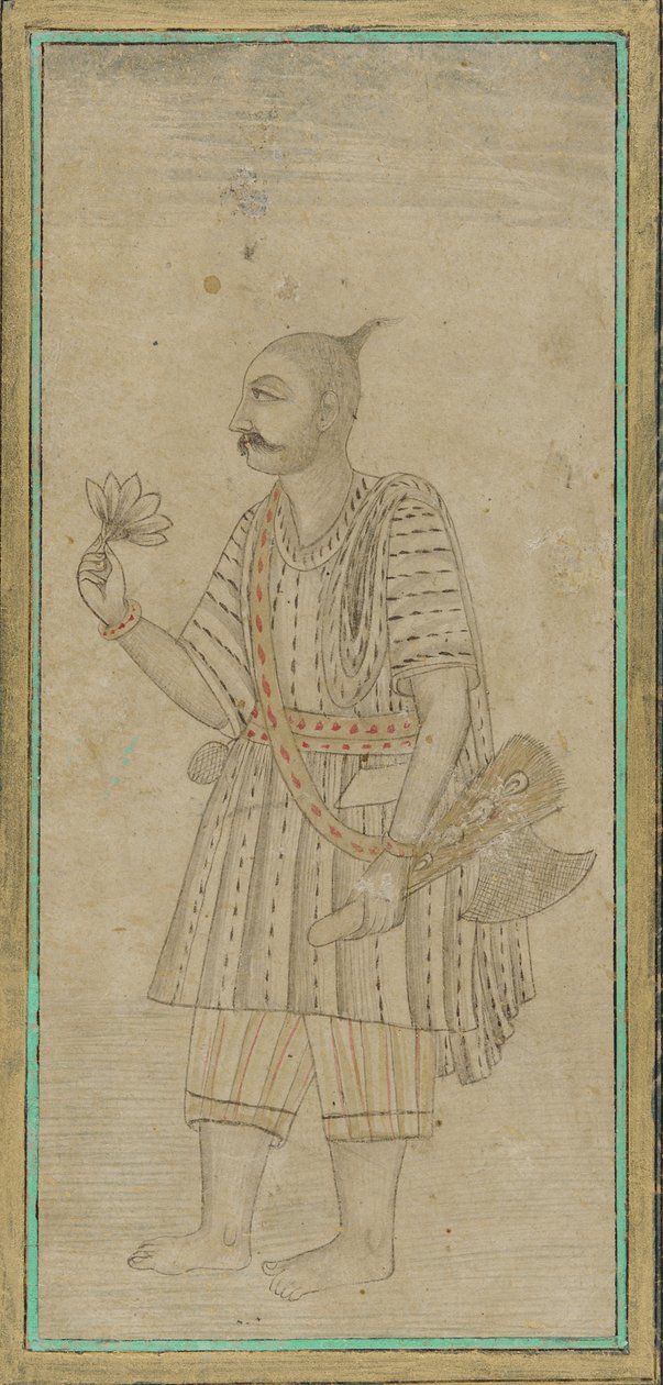 Seisova miehen hahmo, sadhu tekijältä Unknown artist