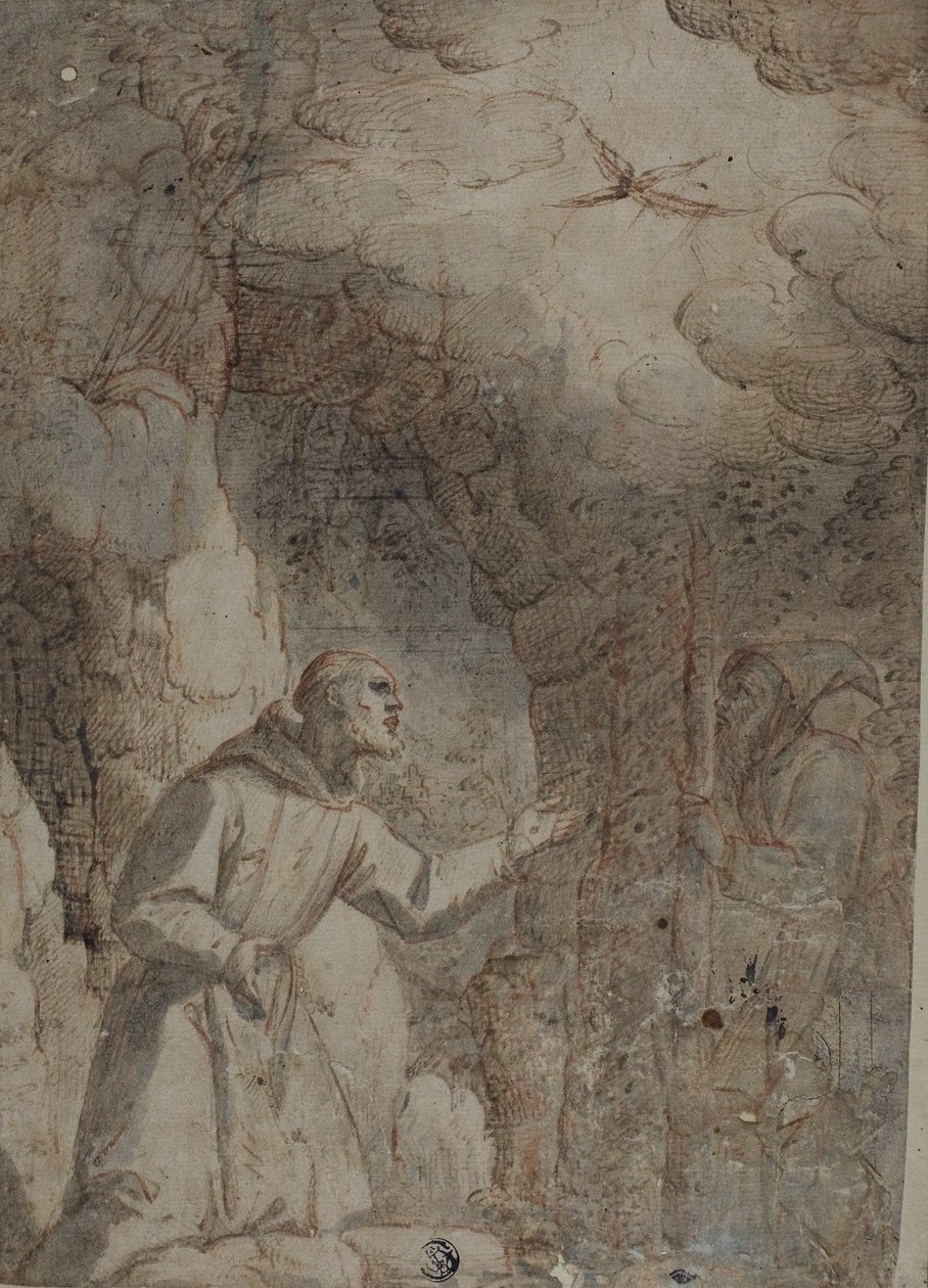 Pyhän Franciscus Assisilaisen leimaaminen tekijältä Unknown artist