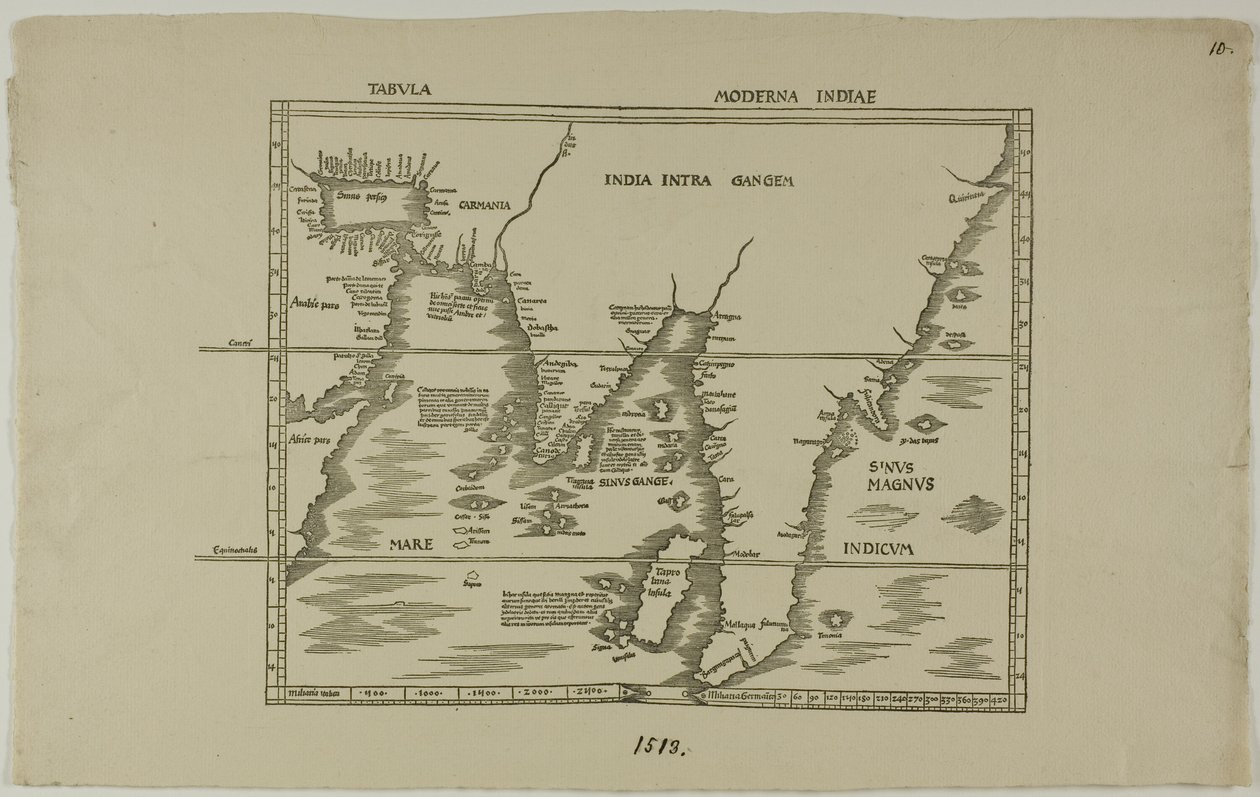 Tabula Moderna Indiae tekijältä Unknown artist