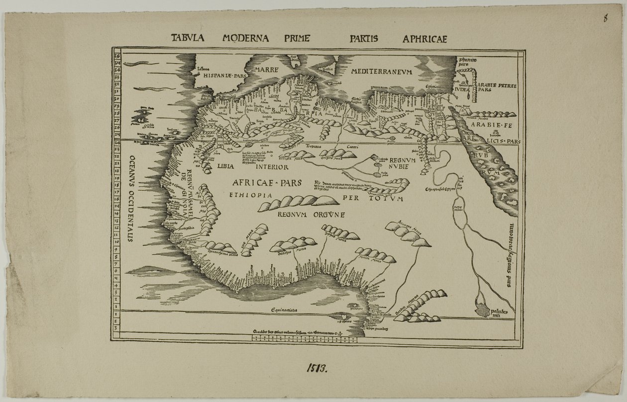 Tabula Moderna Prime Partis Aphricae (Tabula Moderna Prime Partis Aphricae) tekijältä Unknown artist