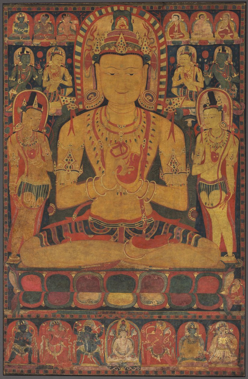 Tantrinen Buddha Vairochana Vajrasattvana tekijältä Unknown artist