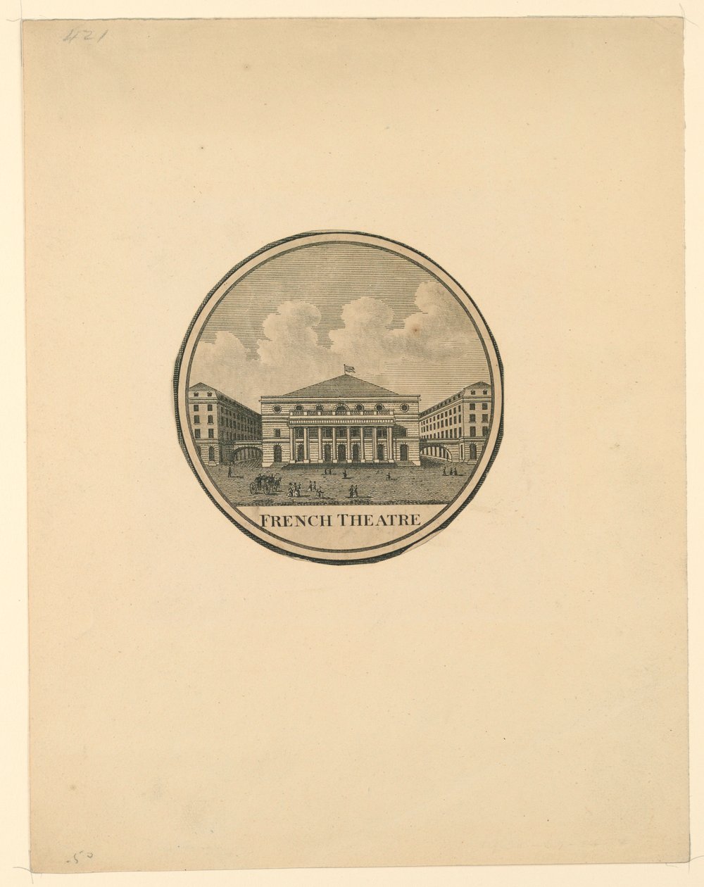 Ranskalainen teatteri, Pariisi tekijältä Unknown artist
