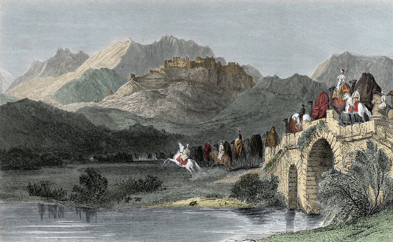 Pergamon akropolis - Aasian ala- tai Anatolia tekijältä Unknown artist