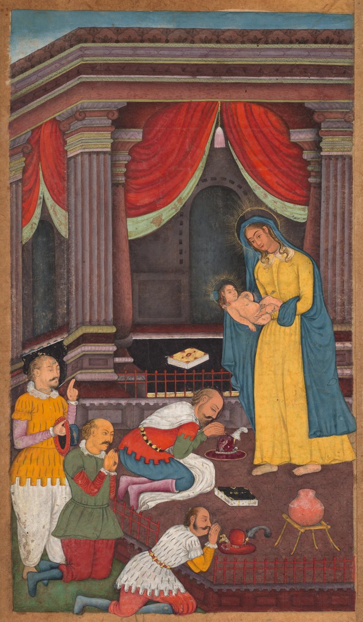 Paimenten palvonta, isä Jerome Xavierin pyhyyden peilistä (Mir’at al-quds) tekijältä Unknown artist