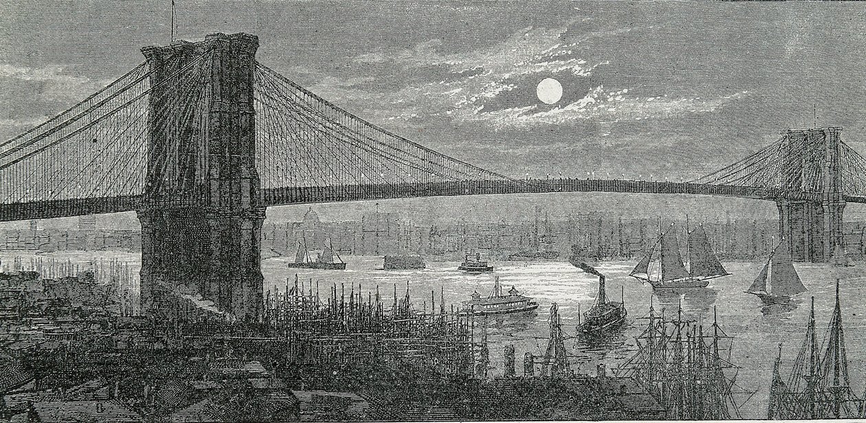 Brooklyn Bridge, New York tekijältä Unknown artist