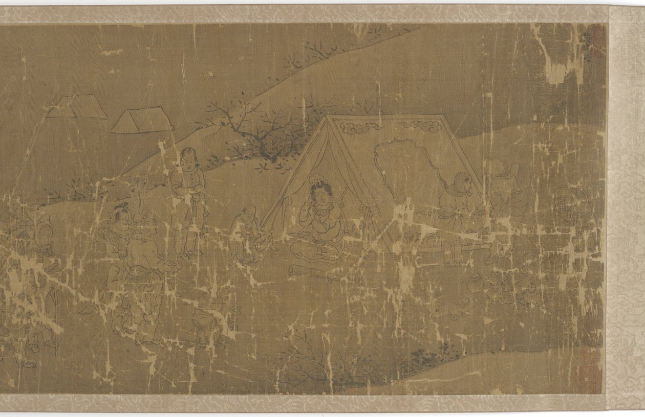 Cai Wenjin vankeus (neljä kohtausta) tekijältä Unknown artist