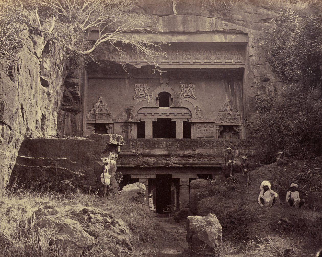 Carpenters [sic] Cave. Ellora tekijältä Unknown artist