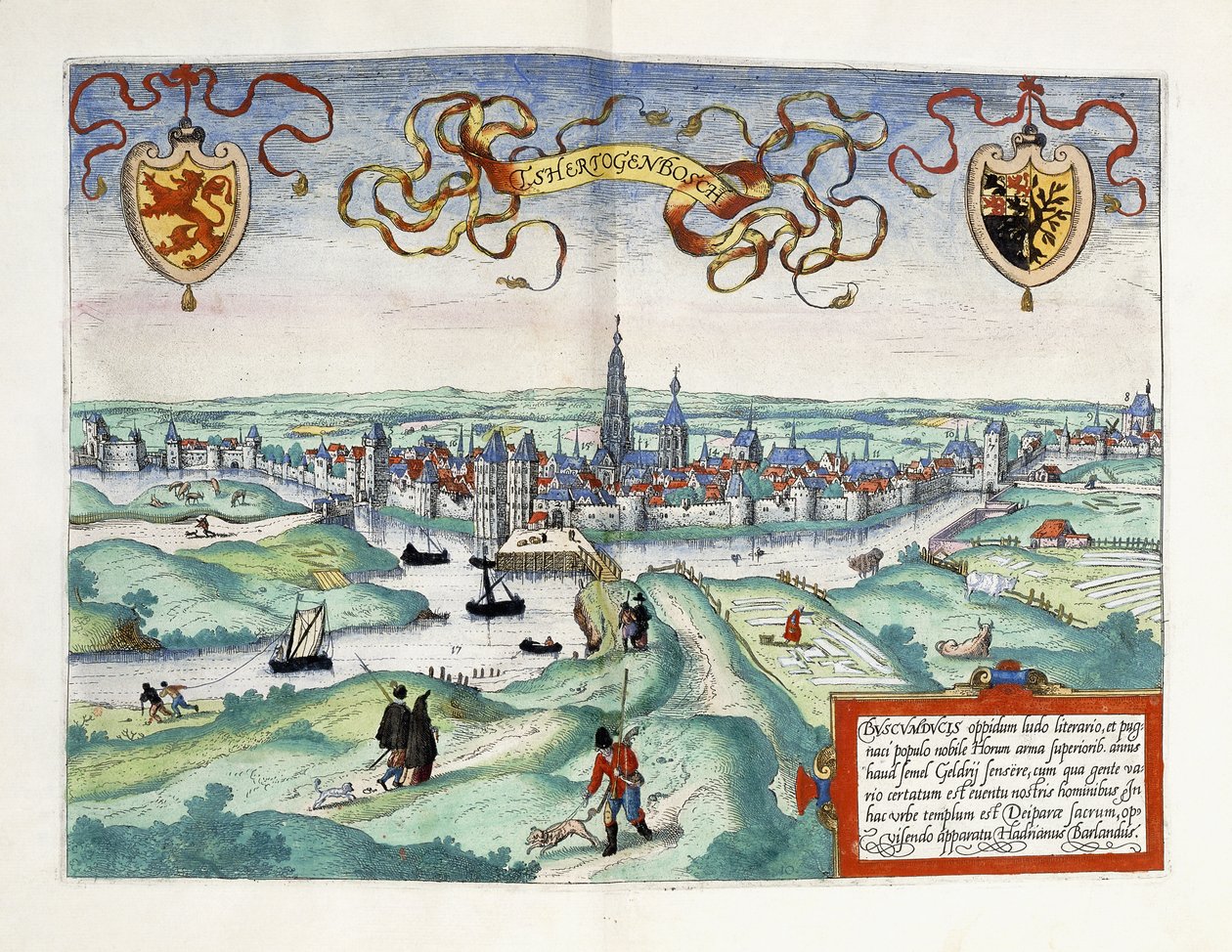 S-Hertogenboschin kaupunki, Alankomaat, 1588 tekijältä Unknown artist