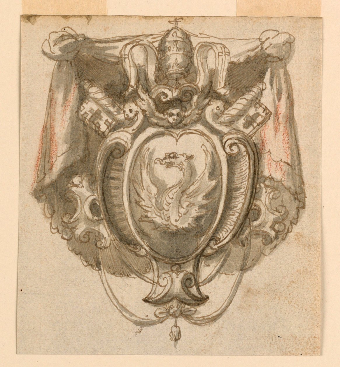 Paavi Gregorius XIII:n (1572-1585) vaakuna tekijältä Unknown artist