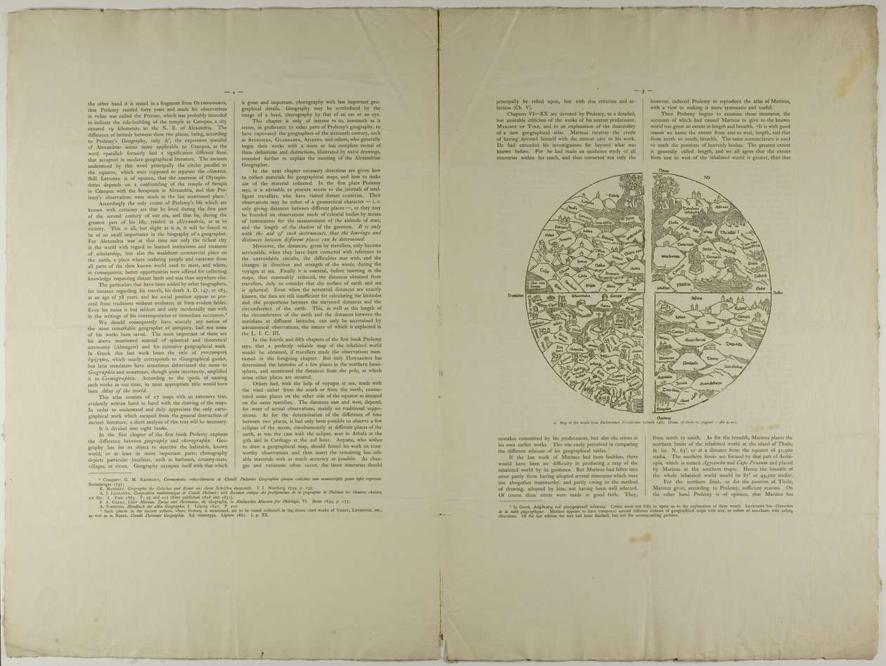 Ptolemaioksen maantieteellinen atlas tekijältä Unknown artist