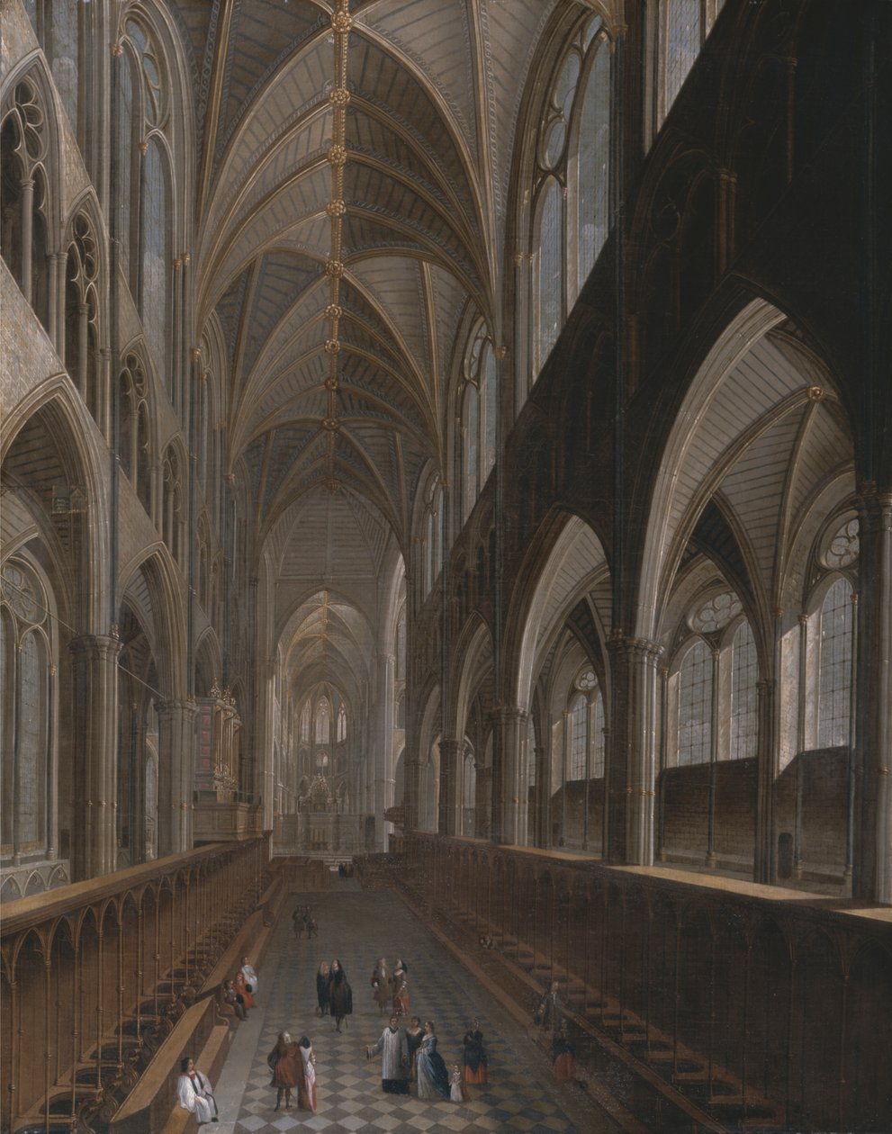 Westminster Abbeyn sisätilat tekijältä Unknown artist