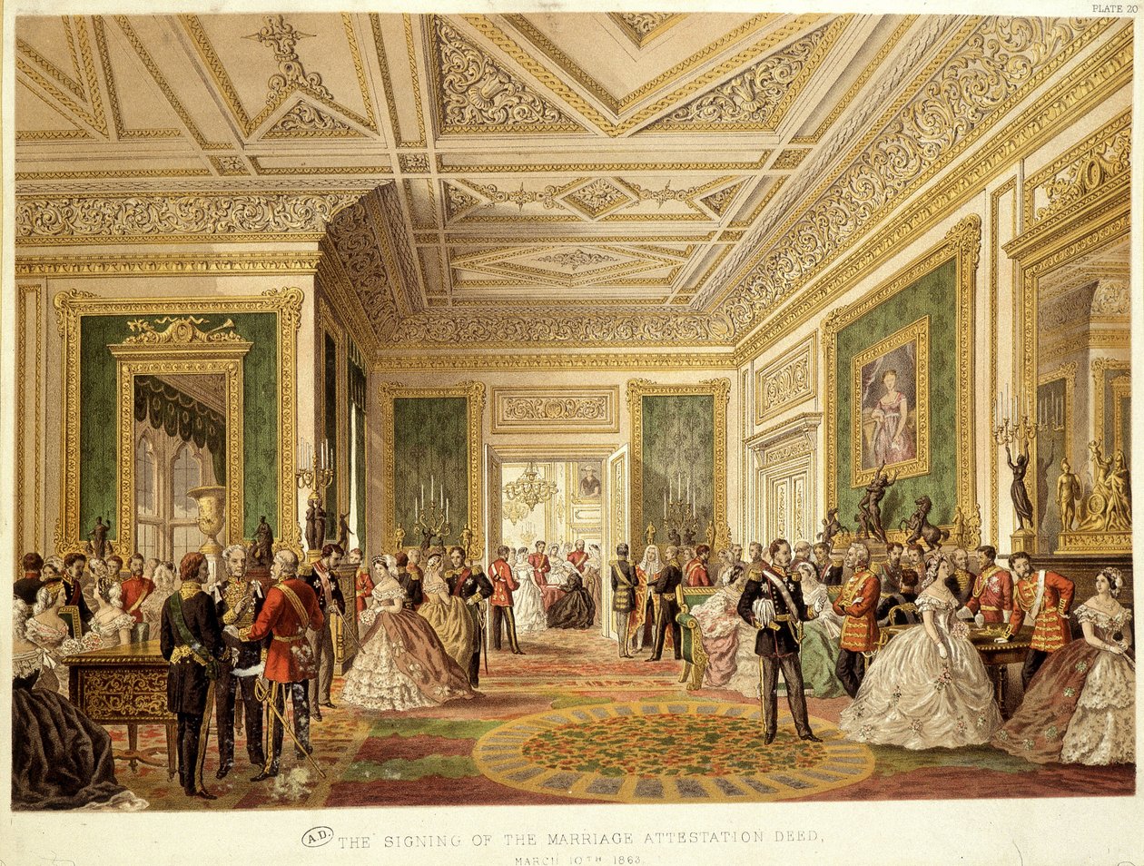 Walesin prinssi Edward VII:n häät tekijältä Unknown artist