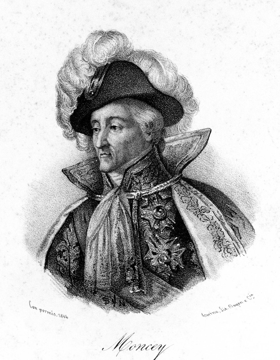 Monceyn marsalkka (1754-1842), Coneglianon herttua. tekijältä Unknown artist
