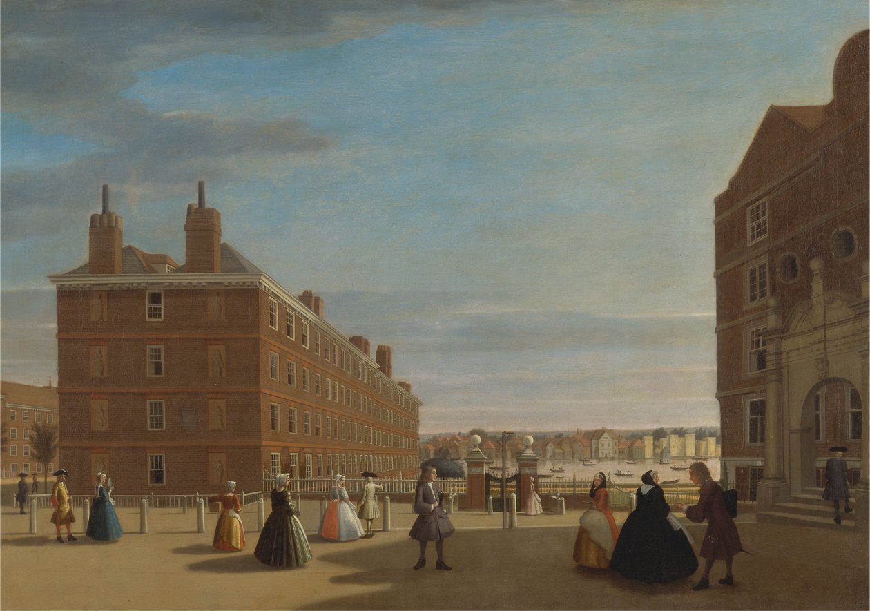 Paperirakennukset, Inner Temple, Lontoo tekijältä Unknown artist