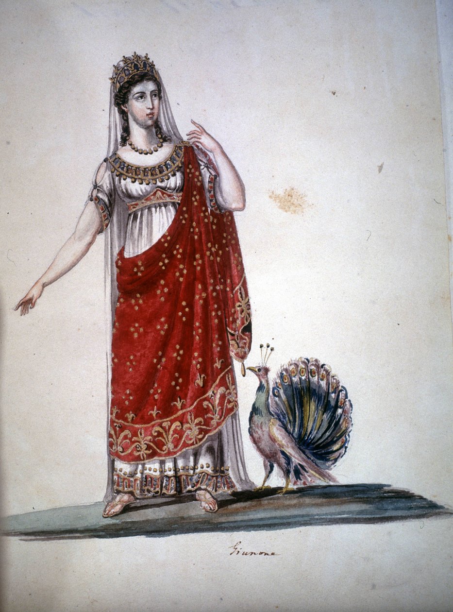Roomalainen jumaluus Juno tai Hera kreikkalaisten keskuudessa. tekijältä Unknown artist