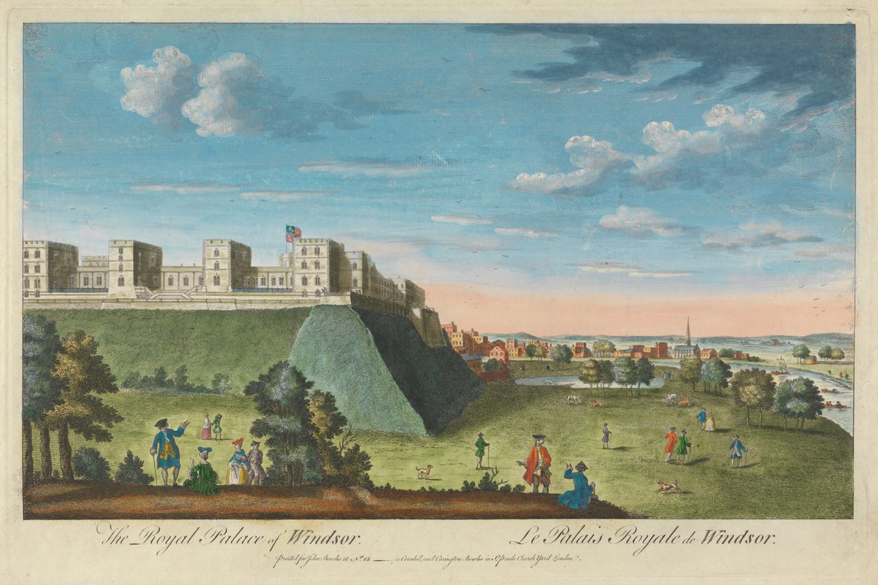 Windsorin kuninkaallinen palatsi tekijältä Unknown artist