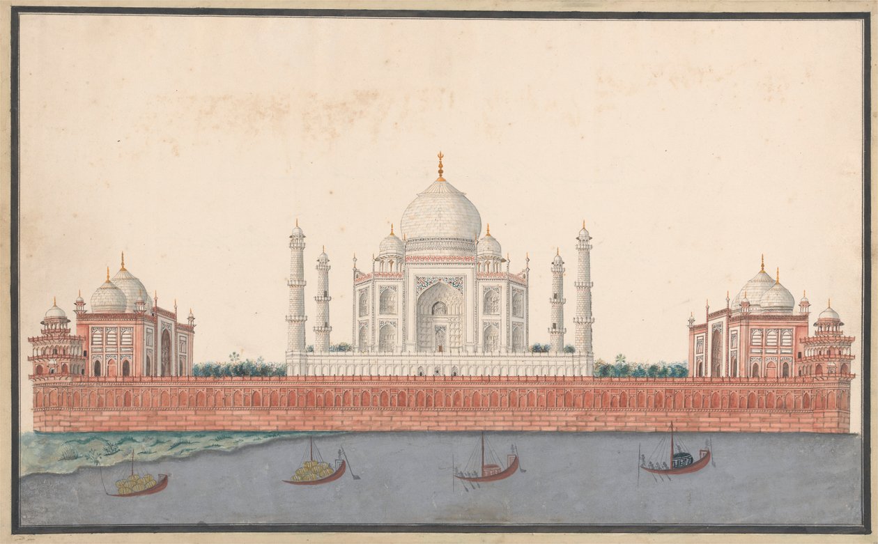 Taj Mahal joesta tekijältä Unknown artist