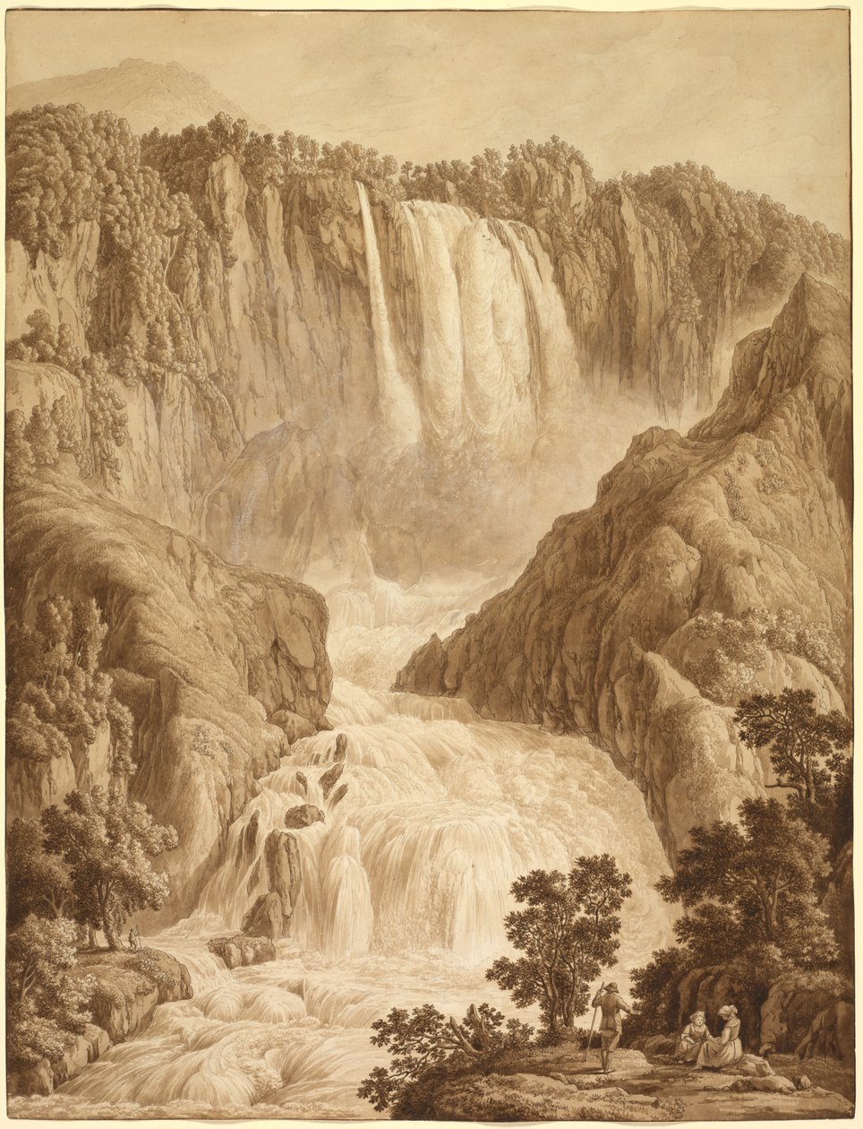La cascada de Marmore a Ternifinnish tekijältä Unknown artist