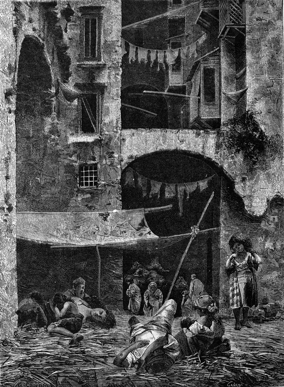Koleraepidemia Napolissa vuonna 1836. tekijältä Unknown artist
