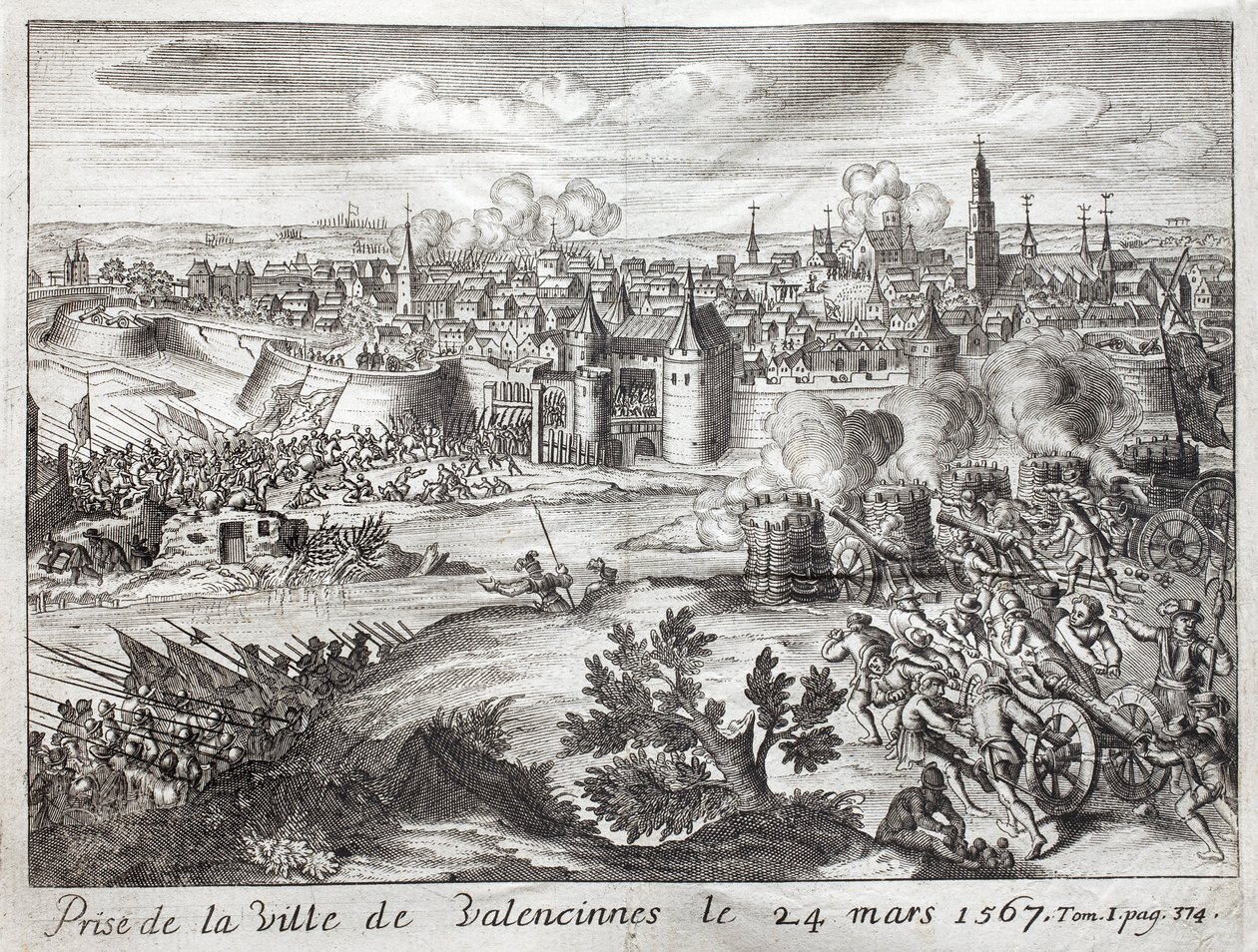 Valenciennesin kaupunki (Ranska) valloitettiin 24. maaliskuuta 1567. Gueux