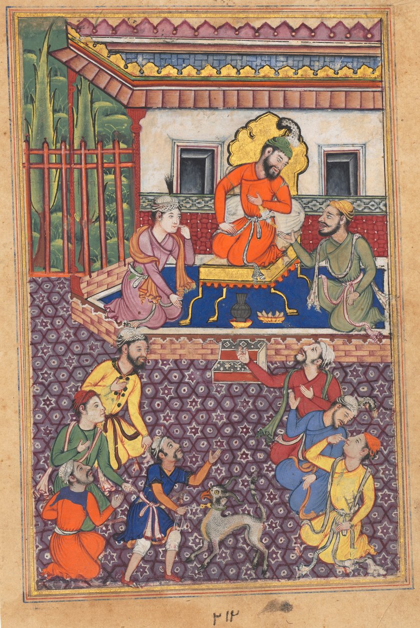 Ujjainin Rajan hovi, Tuti-namasta (Papukaijan tarinoita): Neljäkymmentäkuudes yö tekijältä Unknown artist
